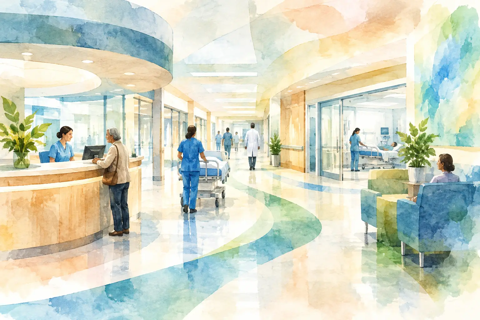 A Hospital Flow Example That Prevents Gridlock
